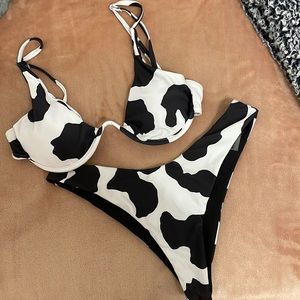 Two piece Bikini Cow Print Shein